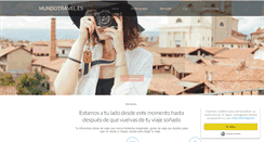 Desktop Screenshot of mundotravel.es